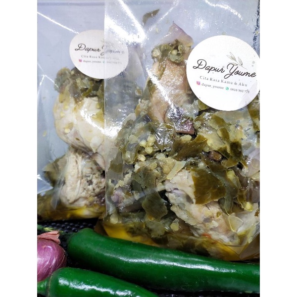 

Ayam Pop Balado Ijo (Setengah Ekor)