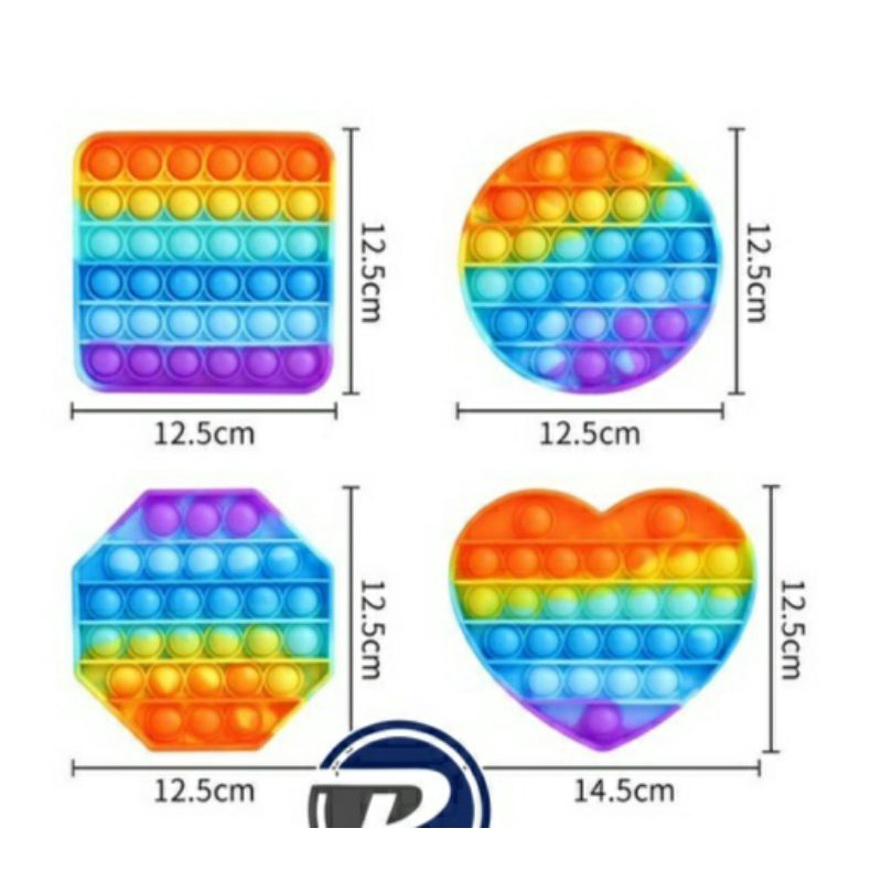 Mainan anak Pop It Rainbow 4 motif-2