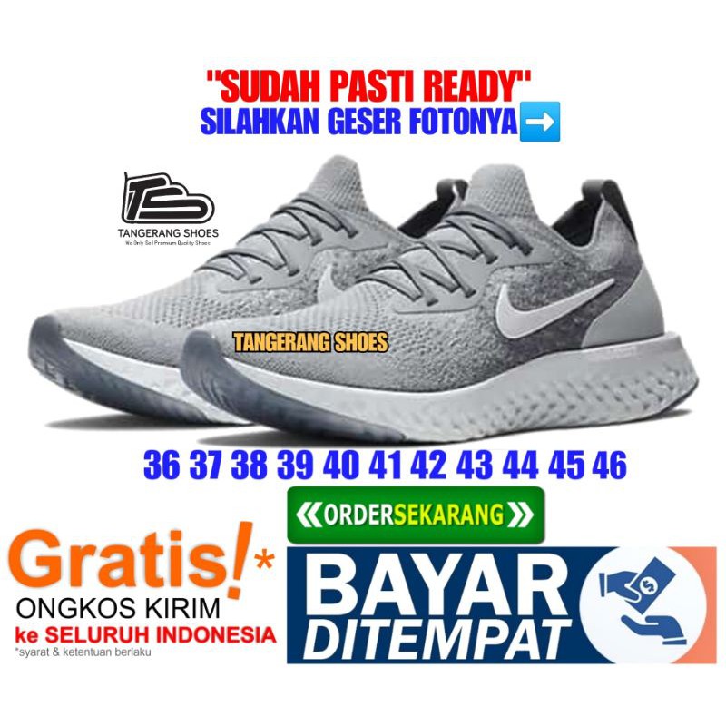  Tangerang  Shoes  Nike Epic React Flyknit 1 Sepatu  Casual 