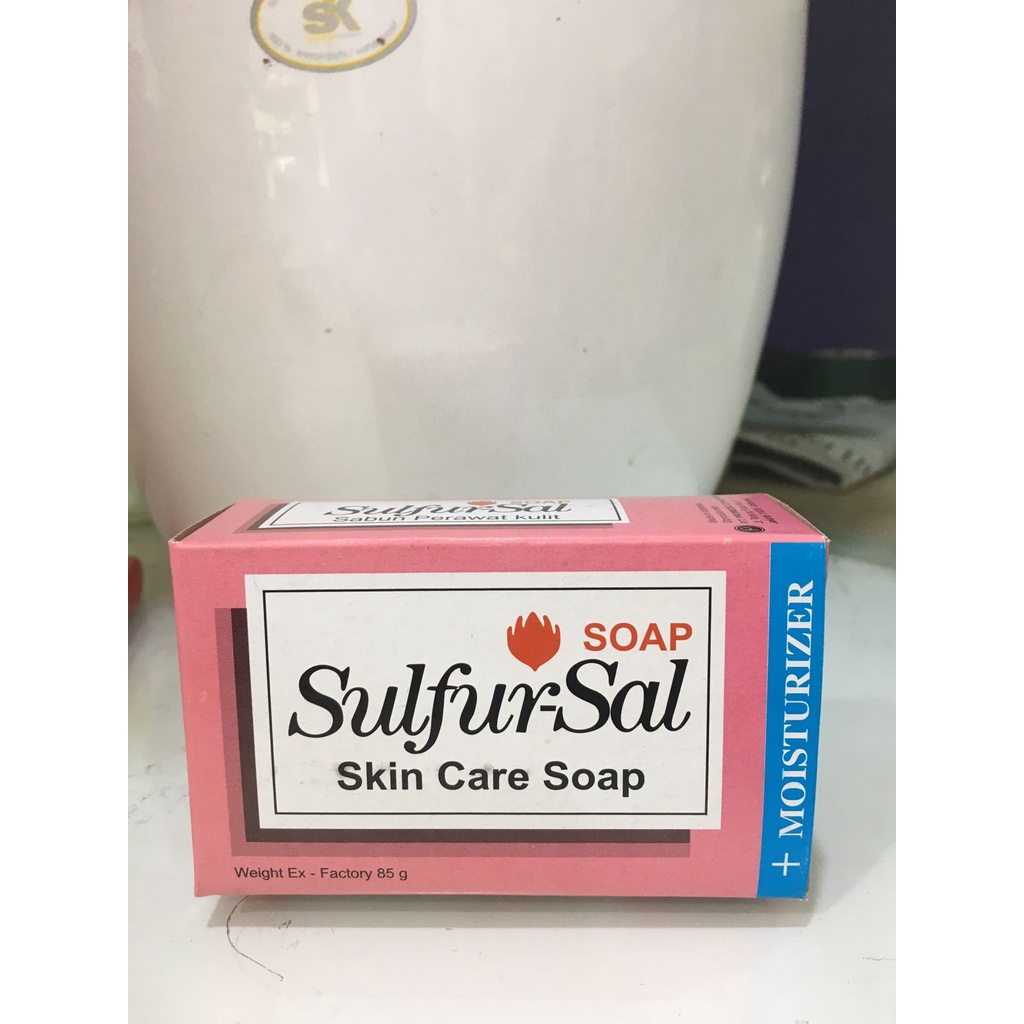 SABUN BATANG SULFUR-SAL PLUS PELEMBAB 85 GR UNTUK JERAWAT