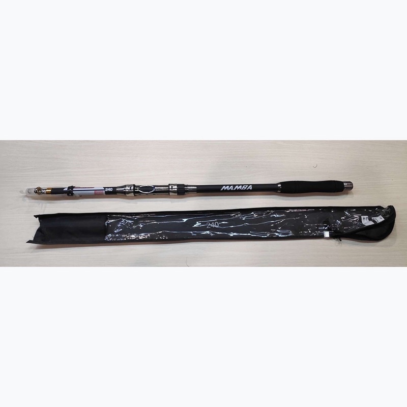 Mamba Joran Pancing Carbon Fiber Sea Fishing Rod 6 Segment 3.0M - JD25 - Black