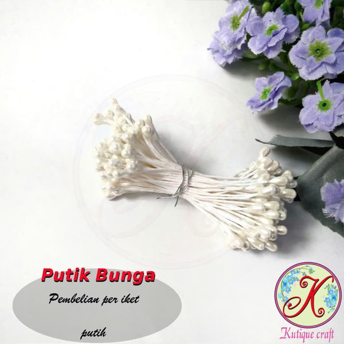 

Stok Ready Putik Sari Bunga Bahan Kerajinan Ungu Murah