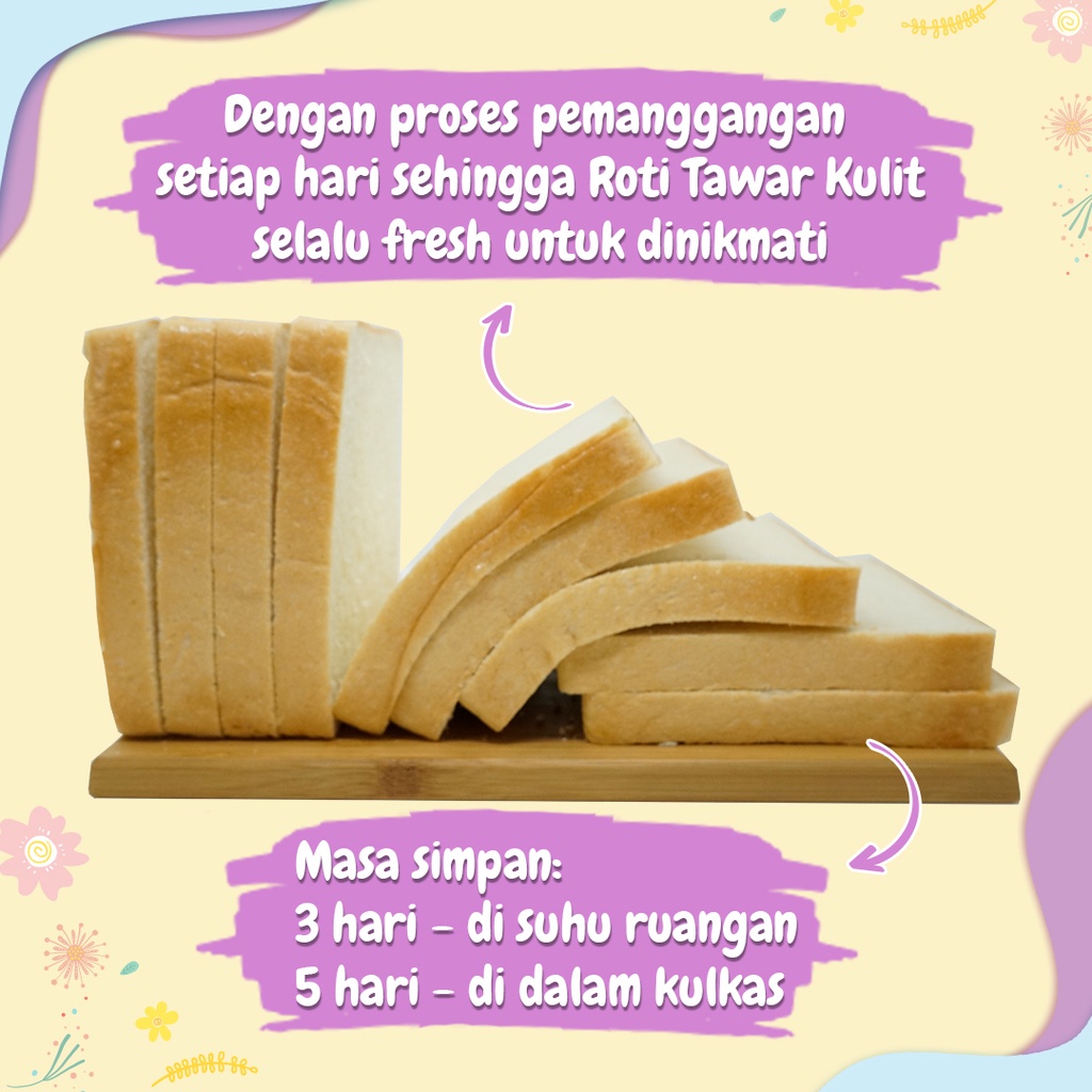 Roti Tawar Kulit Delicute - Toast Bread Loaf