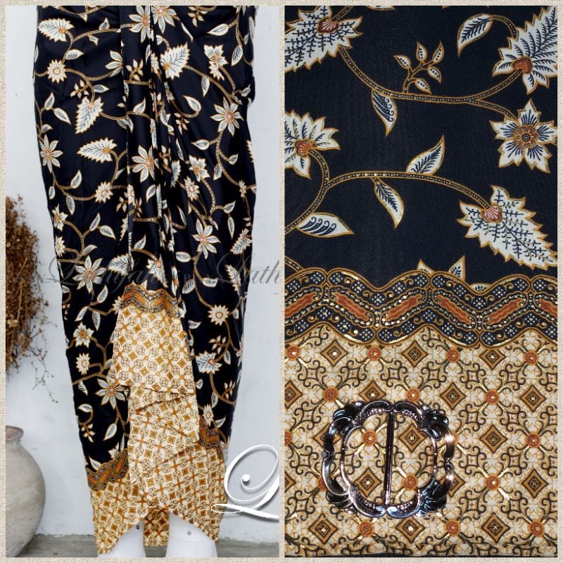 Rok Lilit Floral Original / Rok Kebaya / Bawahan Kebaya / Rok Batik / Bawahan Batik / Rok Wisuda / Rok Kondangan / Kain Lilit Batik / Batik