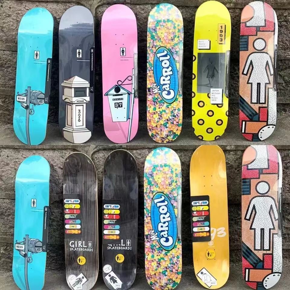 Girl 31*8INCH skateboard deck pro Dewasa Anak Perempuan Hadiah 31*7.75INCH skateboard Profesional, maple stunt element four wheel brand zero from Canada