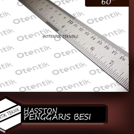 

☉ PENGGARIS BESI 150 CM - 1500 MM - 1 KOMA 5 METER - STEEL RULER 60 INCH ֍