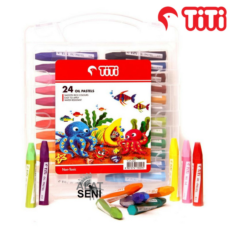 

TITI Oil Pastels 24 Warna / Crayon Oil Pastels Set 24