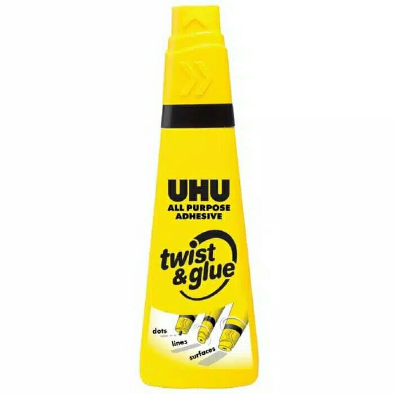 

UHU All Purpose Twist & Glue 90 ml / Lem Serbaguna / Lem Prakarya