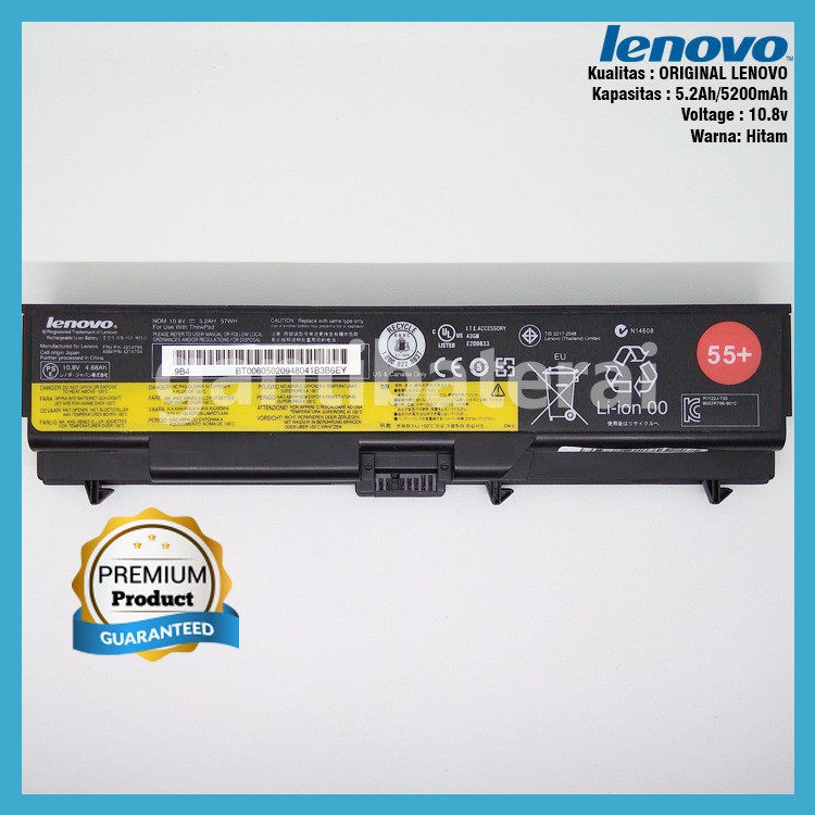 Baterai Lenovo Thinkpad T510 T520 W510