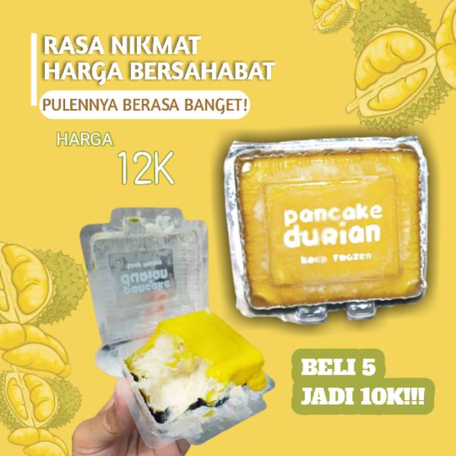 

Pancake Durian Xl