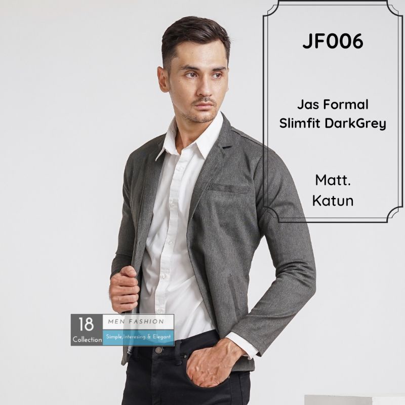 [Bisa COD] Blazer Pria Slimfit Formal PREMIUM