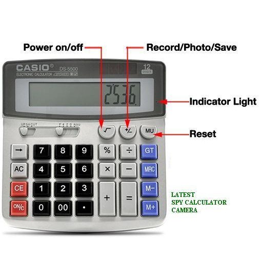 Spy camera kalkulator 4GB