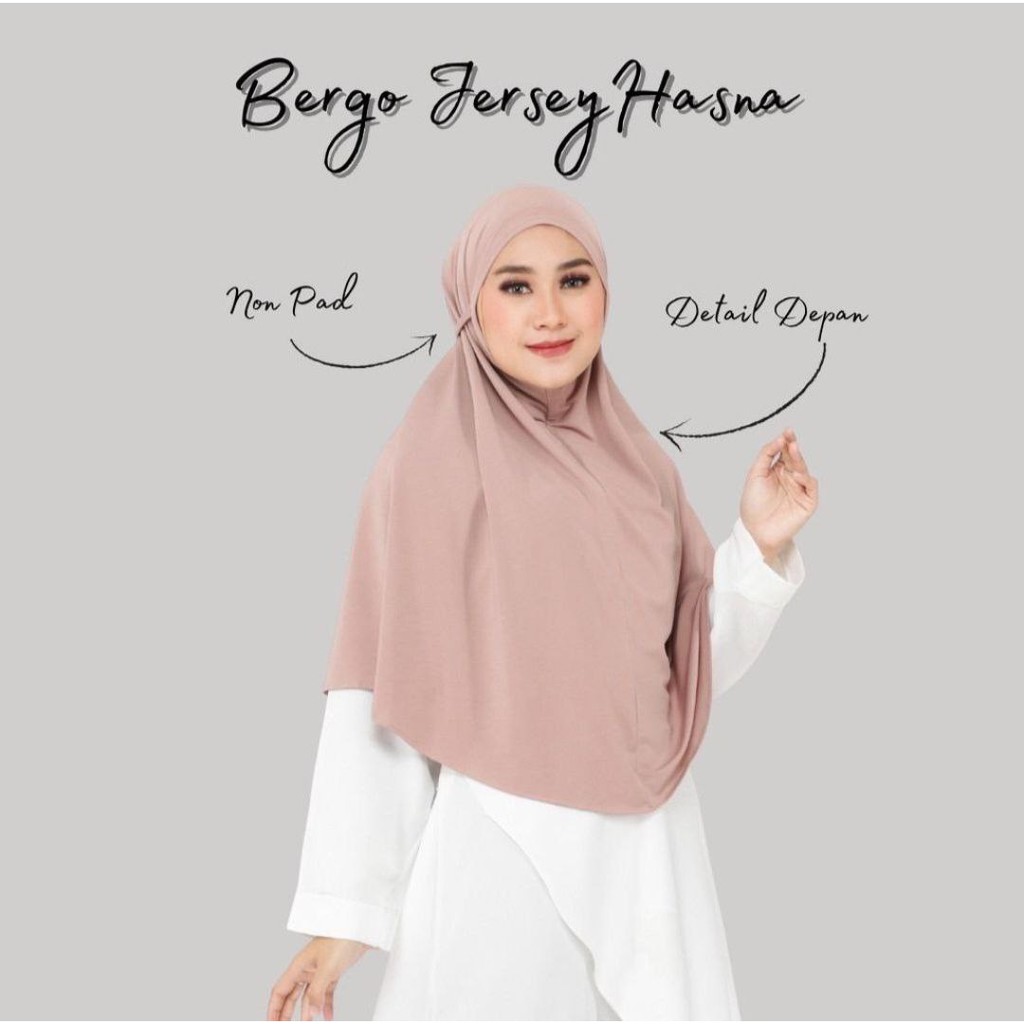 JILBAB BERGO MARYAM TALI JERSEY PREMIUM ORIGINAL PREMIUM / Kerudung wanita