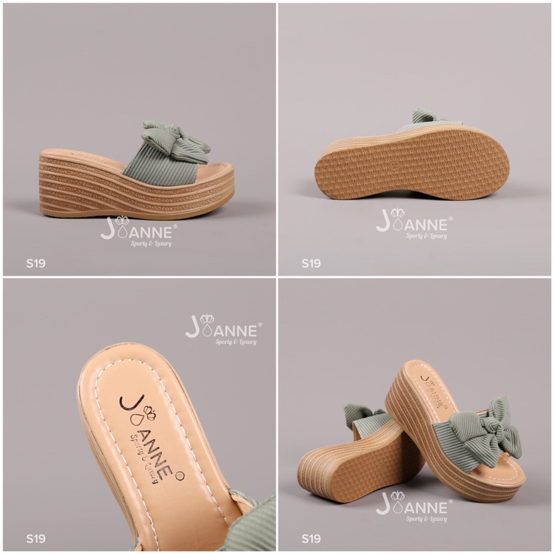 RESTOCK!! [ORIGINAL] JOANNE Wedges Sandal Shoes Sepatu Wanita #S19 / S89