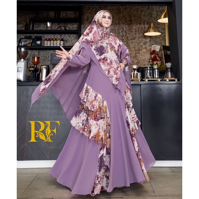 Aliza Syari RF Fashion by Rayhan Co. Purple Ceruty Import