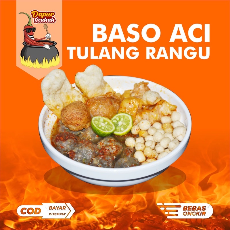 

BASO ACI TULANG RANGU 10 Biji KOMPLIT TERMANTAP KHAS GARUT CIRAWANG MURAH ENAK PEDAS VAKUM RAPAT
