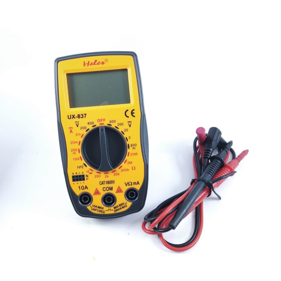 Multitester Heles UX837TR Multimeter Digital UX-837TR Tester UX 837 TR