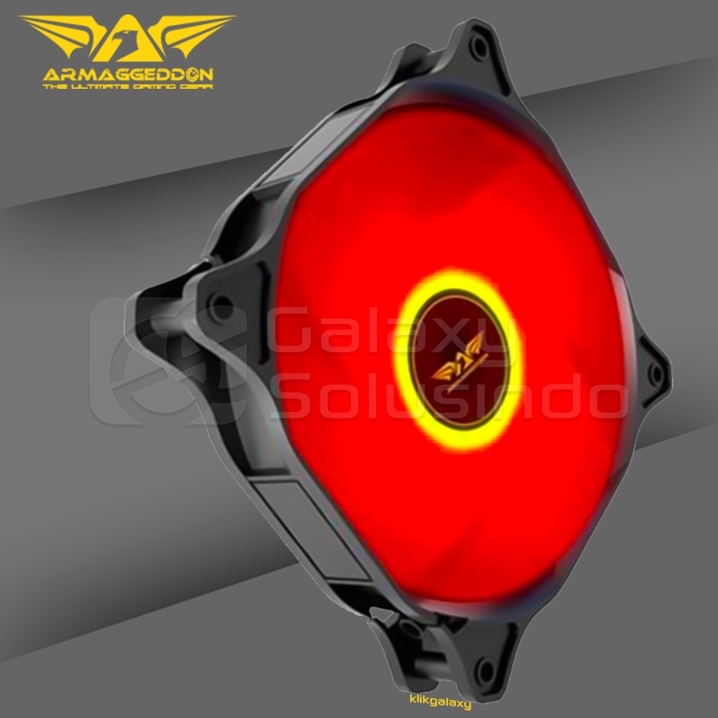 Armaggeddon CORE 12 CHROMA Red LED 120mm Fan Case