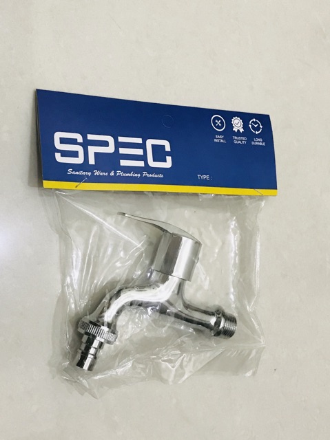 SPEC -1723 B Kran Air Keran Tembok Taman Cucut Wall Faucet Kuningan Brass