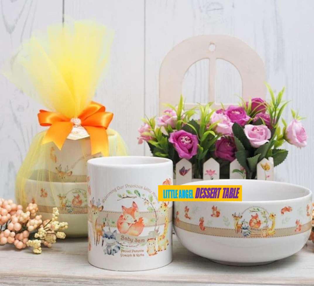 Hamper / Souvenir Bowl & Mug (tulle)