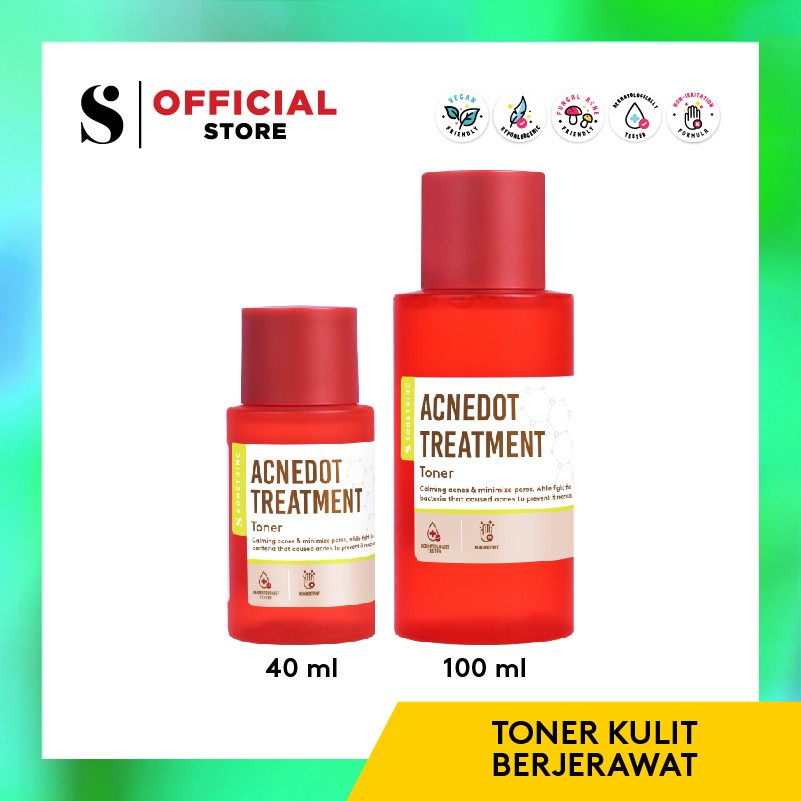 ✨ AKU MURAH ✨ SOMETHINC ACNEDOT Treatment Toner / Toner Jerawat BPOM