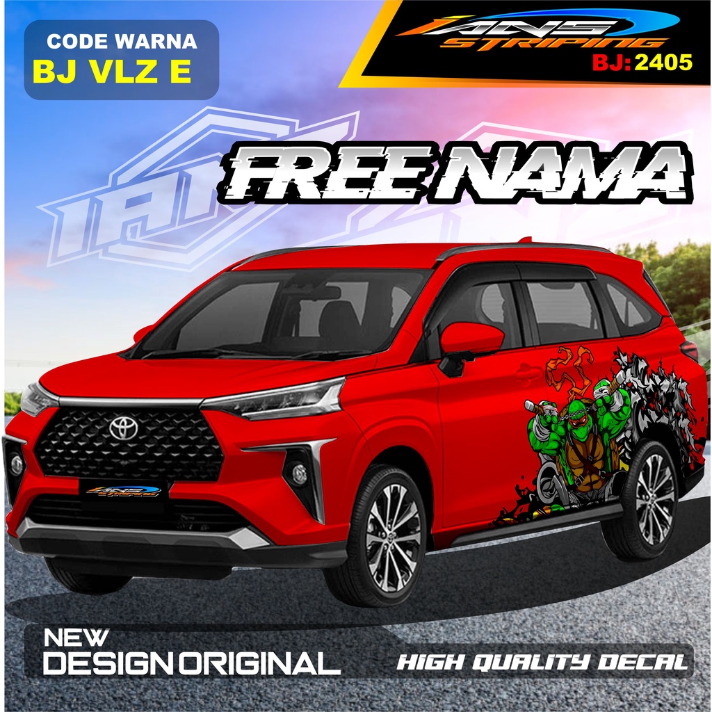 STIKER VARIASI MOBIL AVANZA VELOZ / VARIASI STIKER MOBIL XENIA REBORN / STICKER DECAL MOBIL PAJERO / STIKER MOBIL