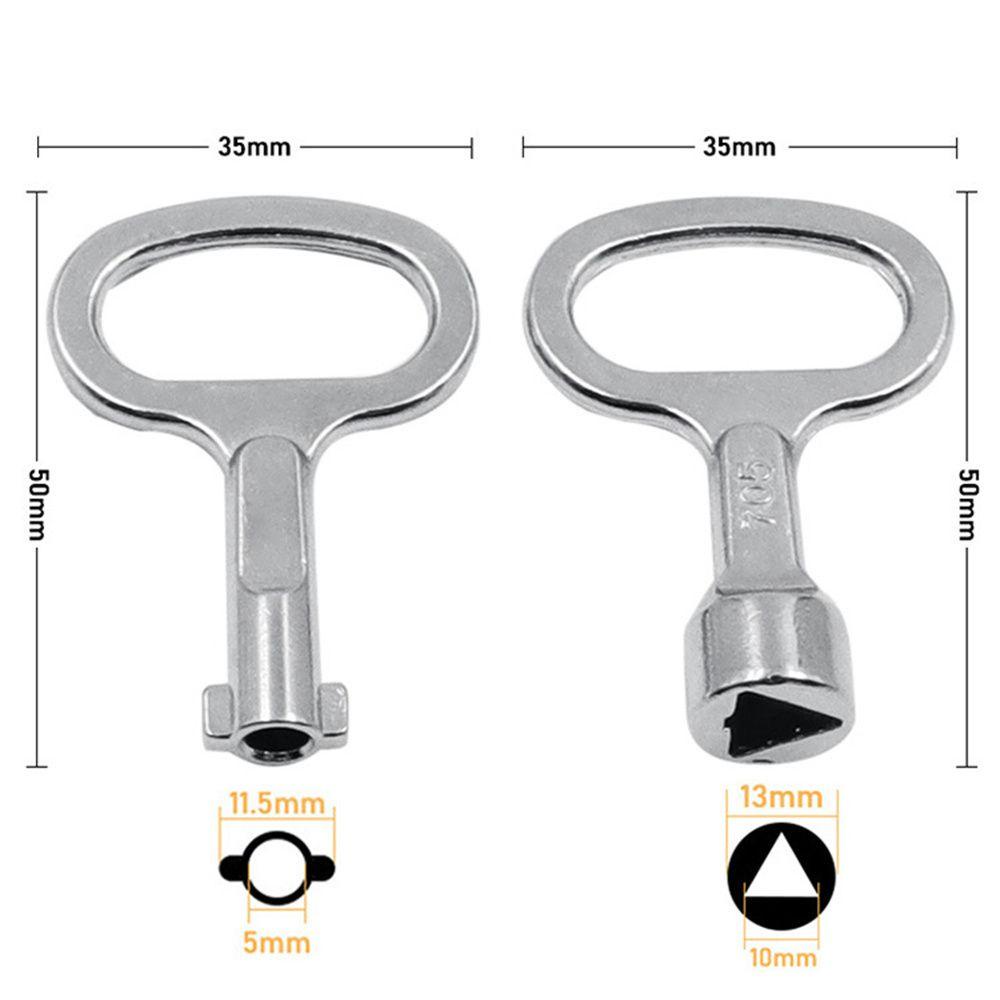 Kunci Pintu SOLIGHTER Lift Universal Untuk Lemari Listrik Utility Key Plumber Triangle Key