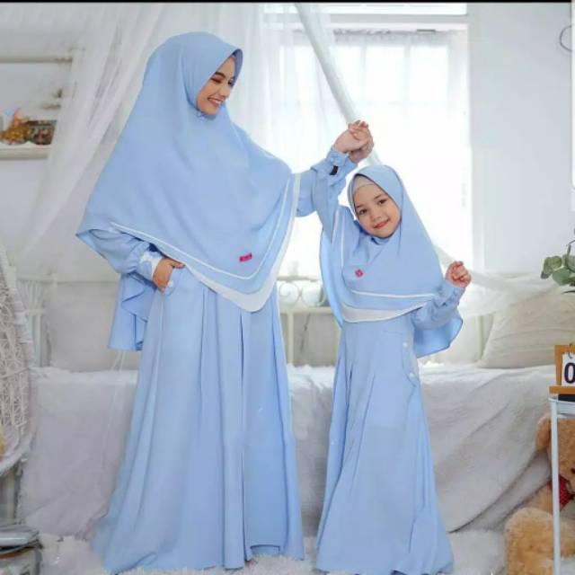 Zalfa set mom kids fashion muslim