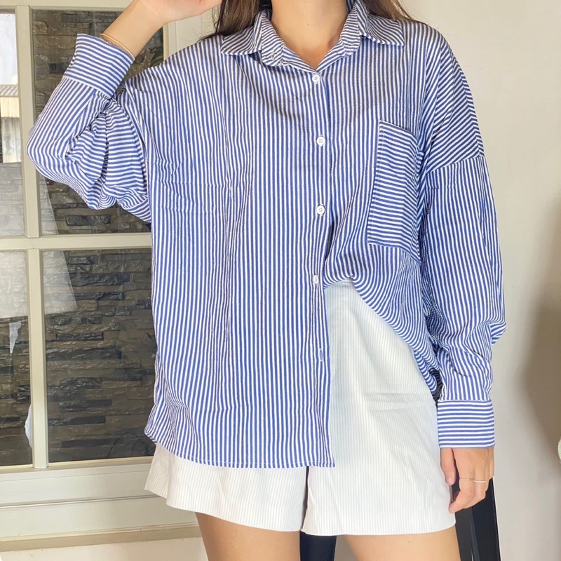 KEMAJA SALUR WANITA PANJANG OVERSIZED / shirt