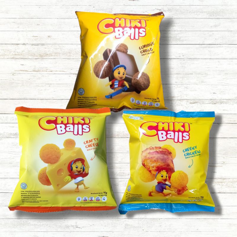 

Chiki Balls 16 gram 1 renceng isi 10 bungkus