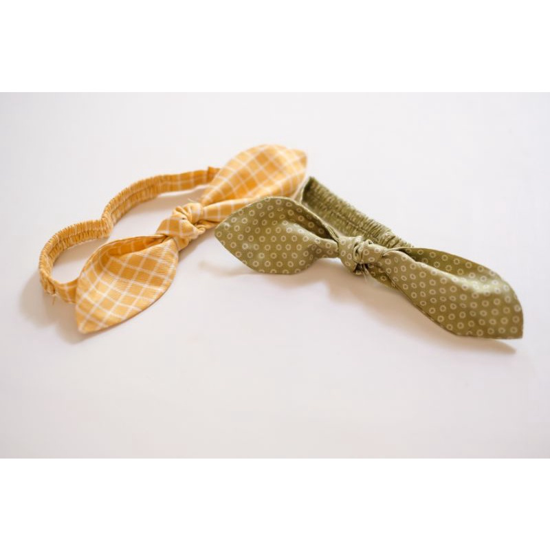 Estelle Ribbon Bow- Bandana Anak, Bandana Bayi, Bondu Anak, Bondu Bayi, Pita Bayi, Baby Bows