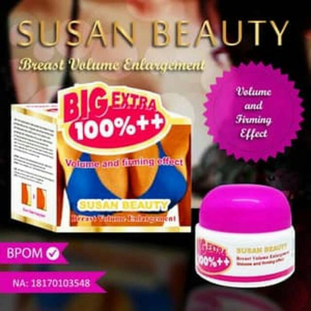 DR SUSAN PEMBESAR DAN PENGENCANG PAYUDARA BPOM RESMI ORIGINAL - SUSAN BEAUTY BPOM