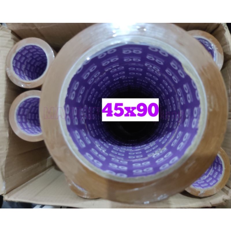 

Lakban coklat 45mm 90yard premium tape