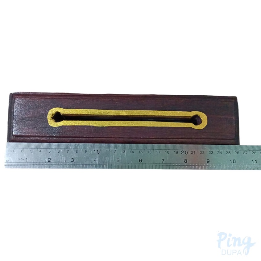 Hiolo Tempat Bakar Dupa Tibet Bahan Kayu Asli Tibet 24cm