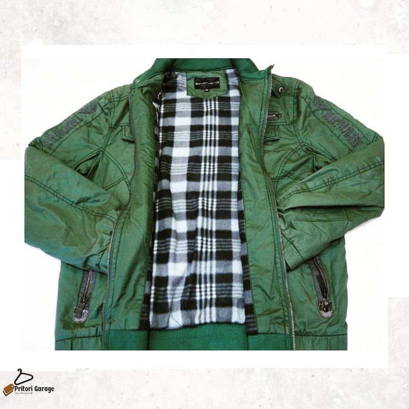 Jaket Jacket Utility Parka Premium Dark Green Emporio Armani Vintage