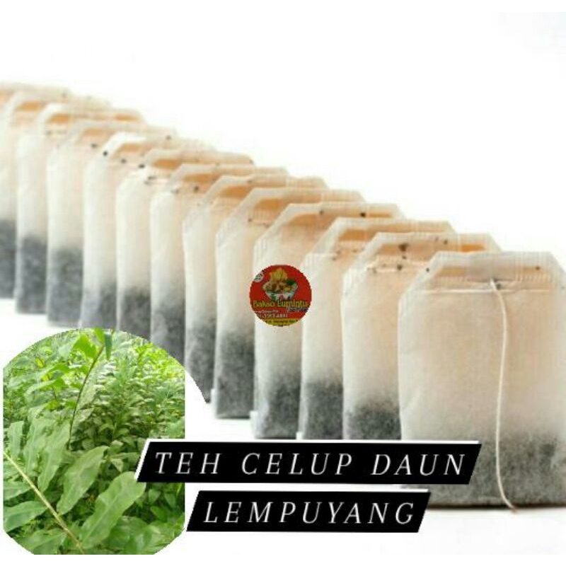 

teh Daun LEMPUYANG isi 20 pcs / teh celup daun lempuyang