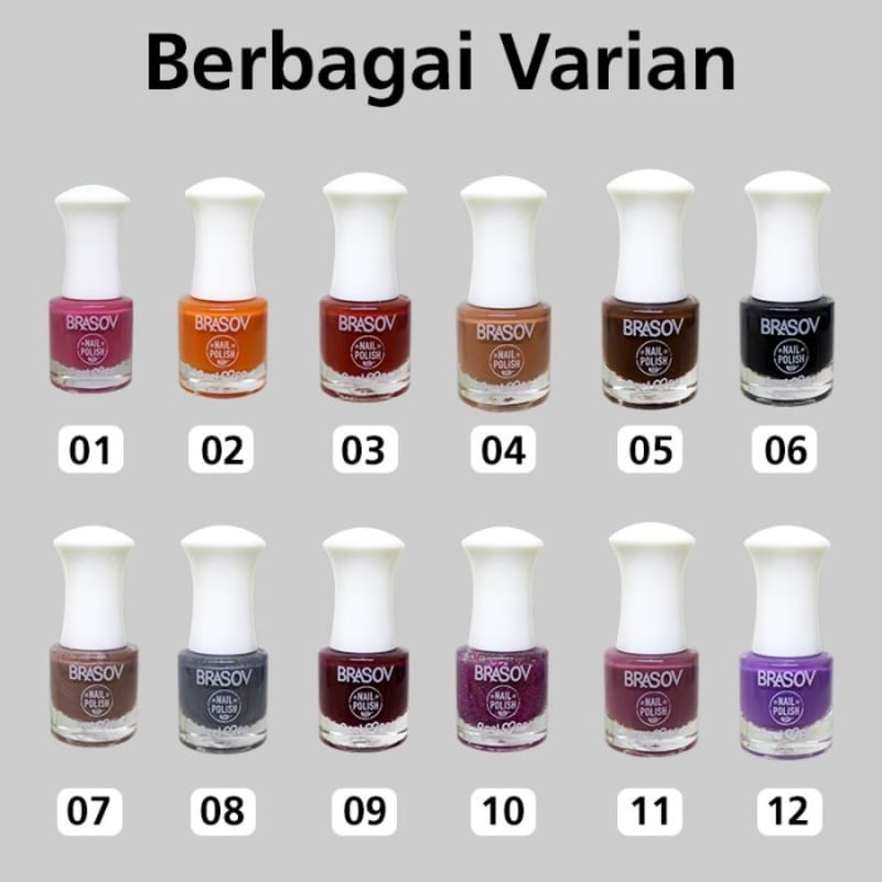 Brasov Nail Polish Peel Off - Kutek Kuku 1 Pcs