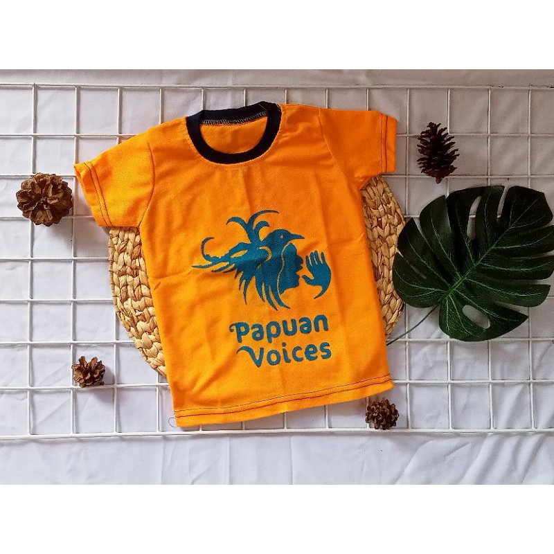 Baju kaos anak laki-laki size untuk umur 1-6 tahun