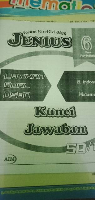Kunci Jawaban Buku Jenius Kelas 6 Kumpulan Kunci Jawaban Buku