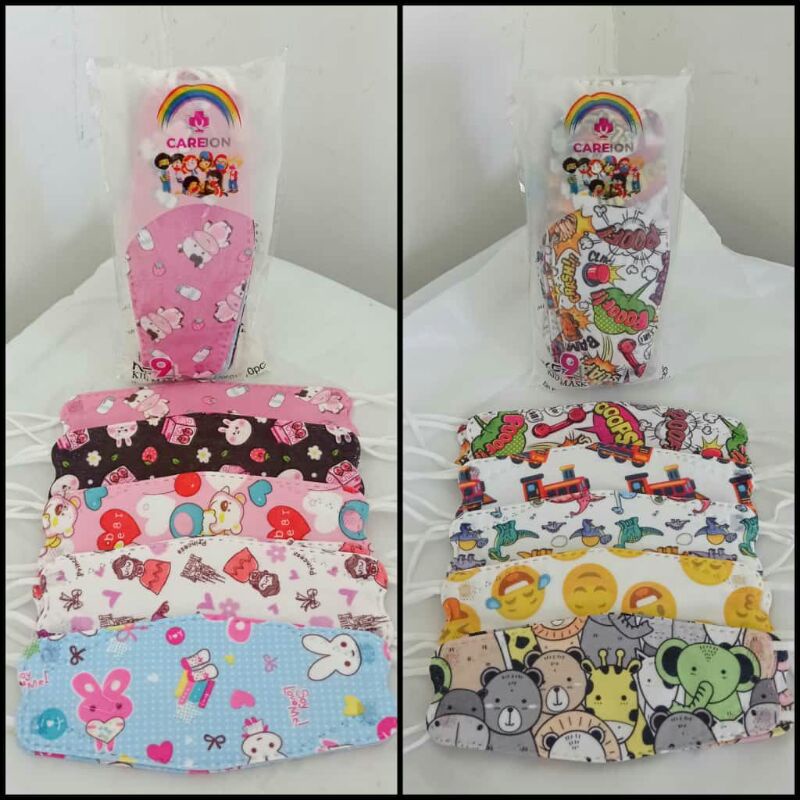 MASKER ANAK KF94 CAREION BTS
