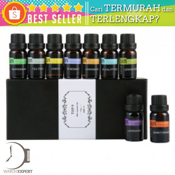 Eighteen Pure Essential Fragrance Oils Aromatherapy Diffusers 10ml 9PCS - TOP9