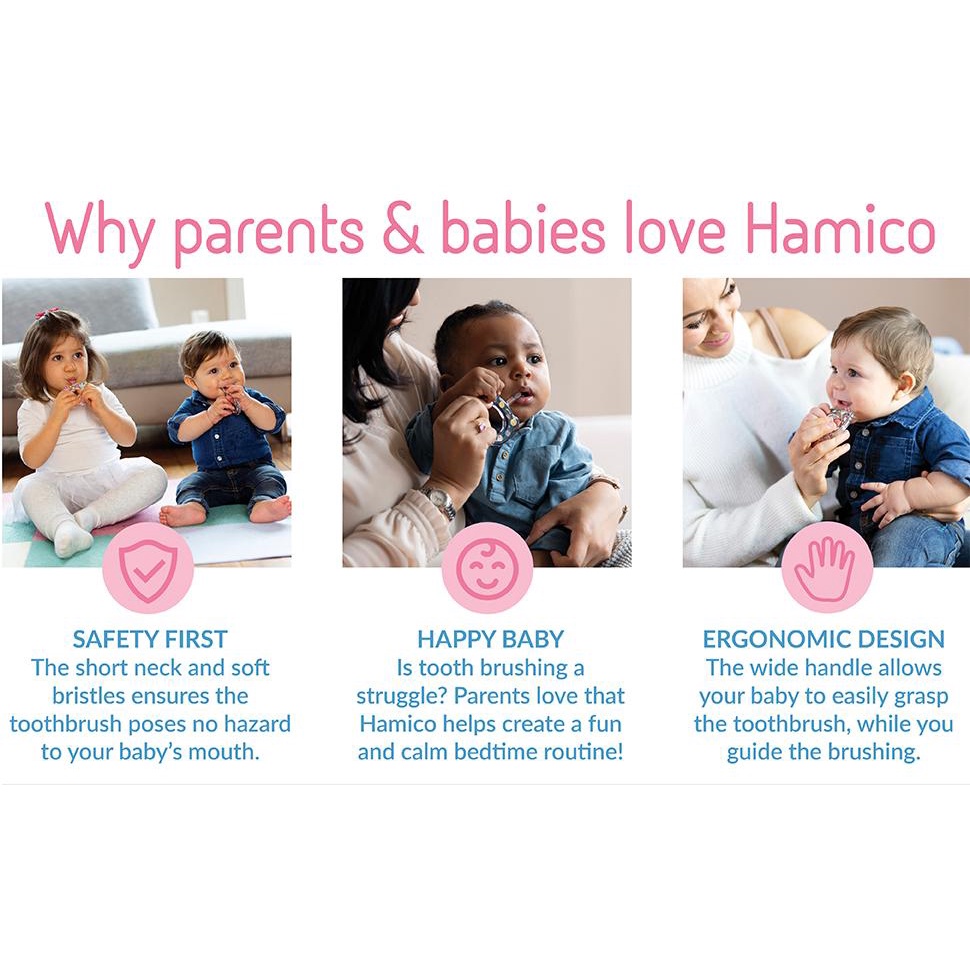 HAMICO Baby Toothbrush New York Series | Sikat Gigi Bayi