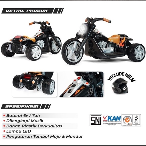 Mainan Anak - Motor Aki ROCKER 5010