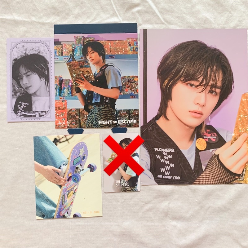POSTCARD AR CARD CUTBOARD CHOI BEOMGYU TXT THE CHAOS CHAPTER FIGHT OR ESCAPE