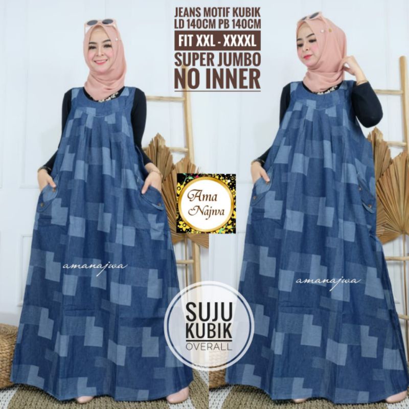 OVERALL SUJU SUPER JUMBO LD 140 XXXXL ORI AMA NAJWA