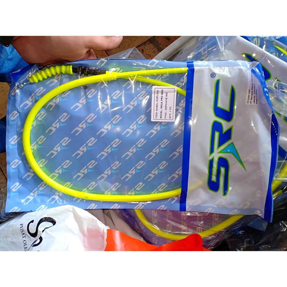slang kabel kopling vixion mega pro warna kuning hijau orange variasi motor