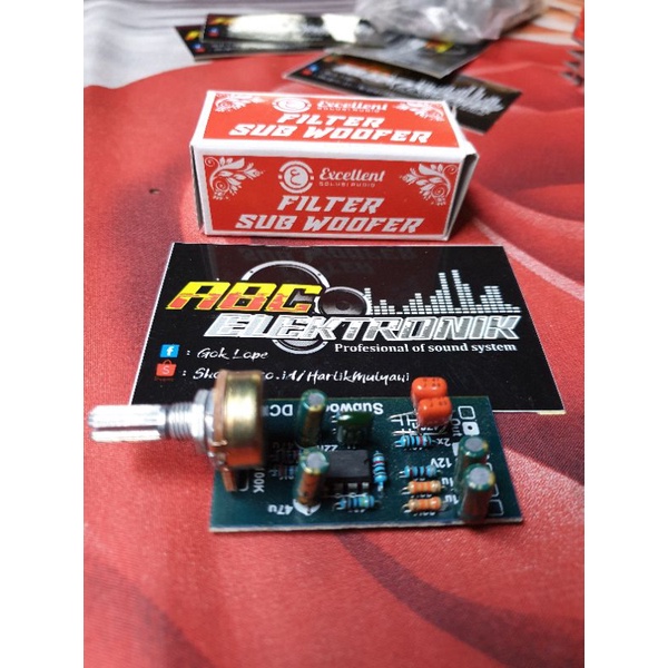 Filter subwofer dc 12v kit filsub 12v