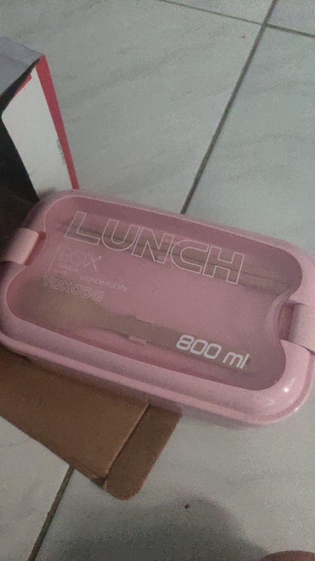 Clearance Sale 3.3 Kotak Makan Bento Jerami Gandum Alami Bahan Wheat Free Sendok Dan Sumpit Cuc-180