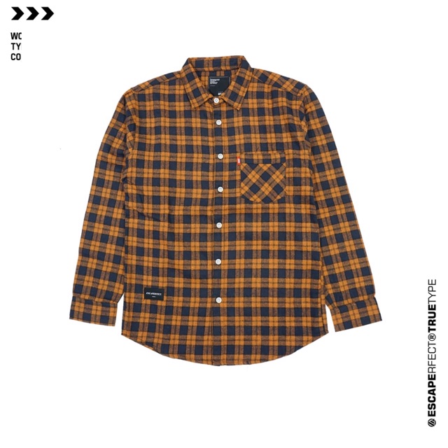 KEMEJA FLANEL || ESCAPERFECT || ORIGINAL BRAND