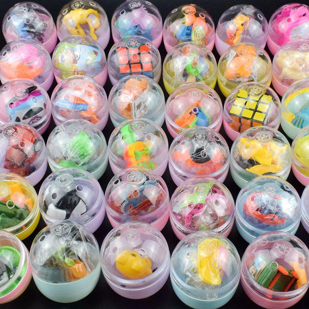 Top Capsule Egg Ball Games Kerajinan Tangan Dekorasi Pesta Hadiah Anak Gacha Ball